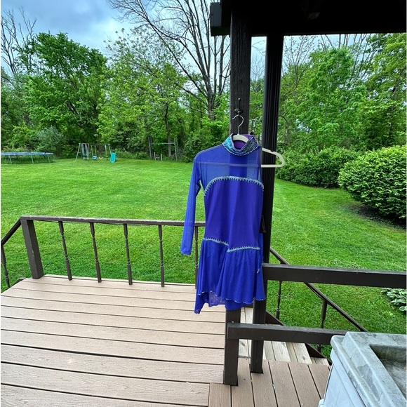 BRAD GRIFFIES SKATING DRESS PURPLE DESIGNER SIZE LARGE - Picture 2 of 4